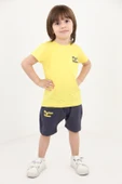 Toontoy Erkek Bebek Baskılı Şortlu Takım - 3