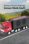 Torima D45 Kırmızı Tır Bluetooth Hoparlör FM-AUX-USB Destekli Güneş Enerjili Speaker thumbnail 5