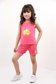 Toontoy Kız Bebek Baskılı Şortlu Takım - 4