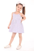 Toontoy Kız Çocuk Komple Baskılı Elbise - 1