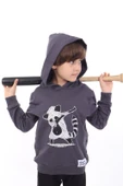 Toontoy Erkek Çocuk Rakun  Baskılı Sweatshirt - 5