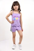 Toontoy Kız Bebek Baskılı Şortlu Takım - 5