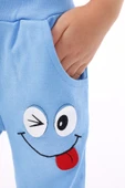 Toontoy Erkek Çocuk İki Yanı Cep Detaylı Nakışlı Eşofman Alt - 5