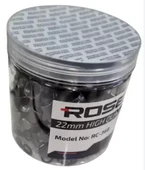 ROSE KUTULU 22MM SİYAH EF KONNEKTÖR PREMİUM RG6(100LÜ) RC-36B - 1