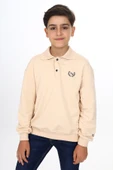 Toontoy Erkek Çocuk Polo Yaka Tnty Baskılı Sweatshirt - 4
