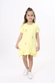 Toontoy Kız Çocuk Baskılı Elbise thumbnail 2