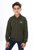 Toontoy Erkek Çocuk Polo Yaka Tnty Baskılı Sweatshirt - 2