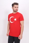 Toontoy Unisex Ay Yıldız Baskılı Tişört - 11