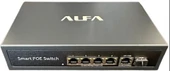 ALFA P208 4+2 10/100/1000Mbps SMART TAMAMI GİGABİT POE SWITCH - 1