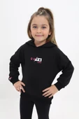 Toontoy Kız Çocuk Nakışlı Sweatshirt - 1