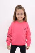 Toontoy Kız Çocuk Nakışlı Sweatshirt - 9