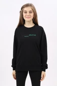 Toontoy Kız Çocuk Nakışlı Sweatshirt - 4