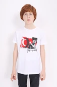 Toontoy Unisex Çocuk Atatürk Baskılı Tişört thumbnail 7