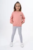 Toontoy Kız Çocuk Baskılı Taytlı Takım - 11