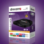 DREAMSTAR i3 ANDROİD12 6K ULTRA HD 2GB RAM 16GB HAFIZA ALLWINNER H618 1.5GHZ QUAD CORE İŞLEMCİ DAHİLİ BLUETOOTH 5.0 ANDROİD UYDU CİHAZI - 1