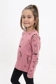 Toontoy Kız Çocuk Baskılı Sweatshirt - 2