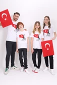 Toontoy Unisex Çocuk Atatürk Baskılı Tişört - 5