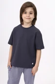 Toontoy Unisex Çocuk Etek Ucu Baskılı Tişört - 11