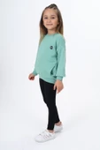 Toontoy Kız Çocuk Baskılı Taytlı Takım - 3