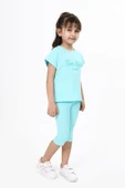 Toontoy Kız Çocuk Beautıful Baskılı Kaprili Takım - 11