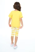 Toontoy Kız Çocuk Batik Desen Have Fun Yazı Baskılı Kaprili Takım - 9