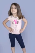 Toontoy Kız Çocuk Çevirmeli Pullu Takım - 1