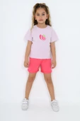 Toontoy Kız Çocuk Fresh Görsel Baskılı Şortlu Takım - 1