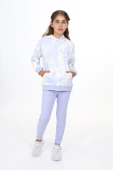 Toontoy Kız Çocuk Batik Desenli Taytlı Takım - 7