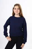 Toontoy Kız Çocuk Düşük Omuz Gazeli  Okul Sweatshirt - 7