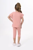 Toontoy Kız Çocuk Beautıful Baskılı Kaprili Takım - 6