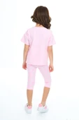 Toontoy Kız Çocuk Shıne On Baskılı Kaprili Takım - 5