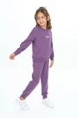 Toontoy Kız Çocuk Kanguru Cepli Tnty Nakışlı Eşofman Takım - 7