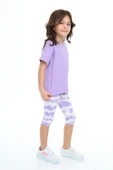 Toontoy Kız Çocuk Batik Desen Have Fun Yazı Baskılı Kaprili Takım - 12