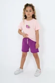 Toontoy Kız Çocuk Fresh Görsel Baskılı Şortlu Takım - 11