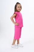 Toontoy Kız Çocuk Kol Güpür Detaylı Kaprili Takım - 2