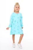 Toontoy Kız Çocuk Baskılı Elbise thumbnail 3