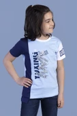 Toontoy Erkek Çocuk Garni Detaylı Baskılı Tişört - 1