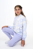 Toontoy Kız Çocuk Batik Desenli Taytlı Takım - 12