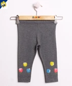 Toontoy Bebek Kız Renkli Pullu Çiçek Nakış - 12