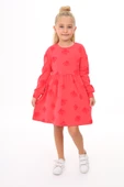 Toontoy Kız Çocuk Baskılı Elbise thumbnail 2