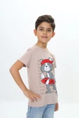 Toontoy Erkek Çocuk Kaykay Kedi Baskılı Tişört - 2
