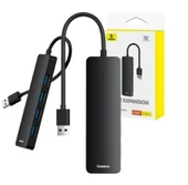 Baseus UltraJoy Lite 4-Port HUB-Siyah (B0005280b111-03) - 2