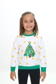 Toontoy Kız Çocuk Baskılı Sweatshirt - 1