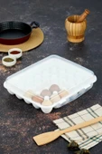 30 Yumurta Kapasiteli Yumurta Saklama Kabı -Kapaklı Pratik Yumurta Saklama Kutusu-Yumurta Organizeri - 4