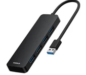 Baseus UltraJoy Lite 4-Port HUB-Siyah (B0005280b111-03) - 1