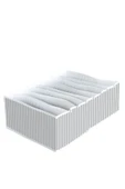 8 Bölmeli  XL Pratik Bölmeli Çekmece Düzenleyici Organizer(İç Çamaşırı Kravat Çorap Düzenleyici) - 4