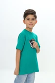Toontoy Erkek Çocuk Şapkalı Ayı Baskılı Tişört - 12
