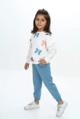 Toontoy Kız Çocuk Fiyonk Baskılı Eşofman Takım - 3