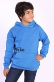 Toontoy Erkek Çocuk Kapüşonlu Kanguru Cepli Baskılı Sweatshirt - 5