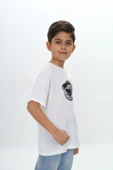 Toontoy Erkek Çocuk Şapkalı Ayı Baskılı Tişört - 3